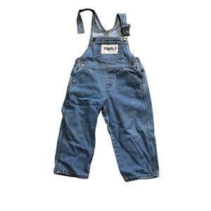Vintage denim Guess bib overalls Sz 3Y Broken Strap
